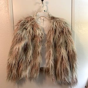Cute furry jacket